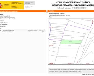 Exterior view of Land for sale in Fuentecén