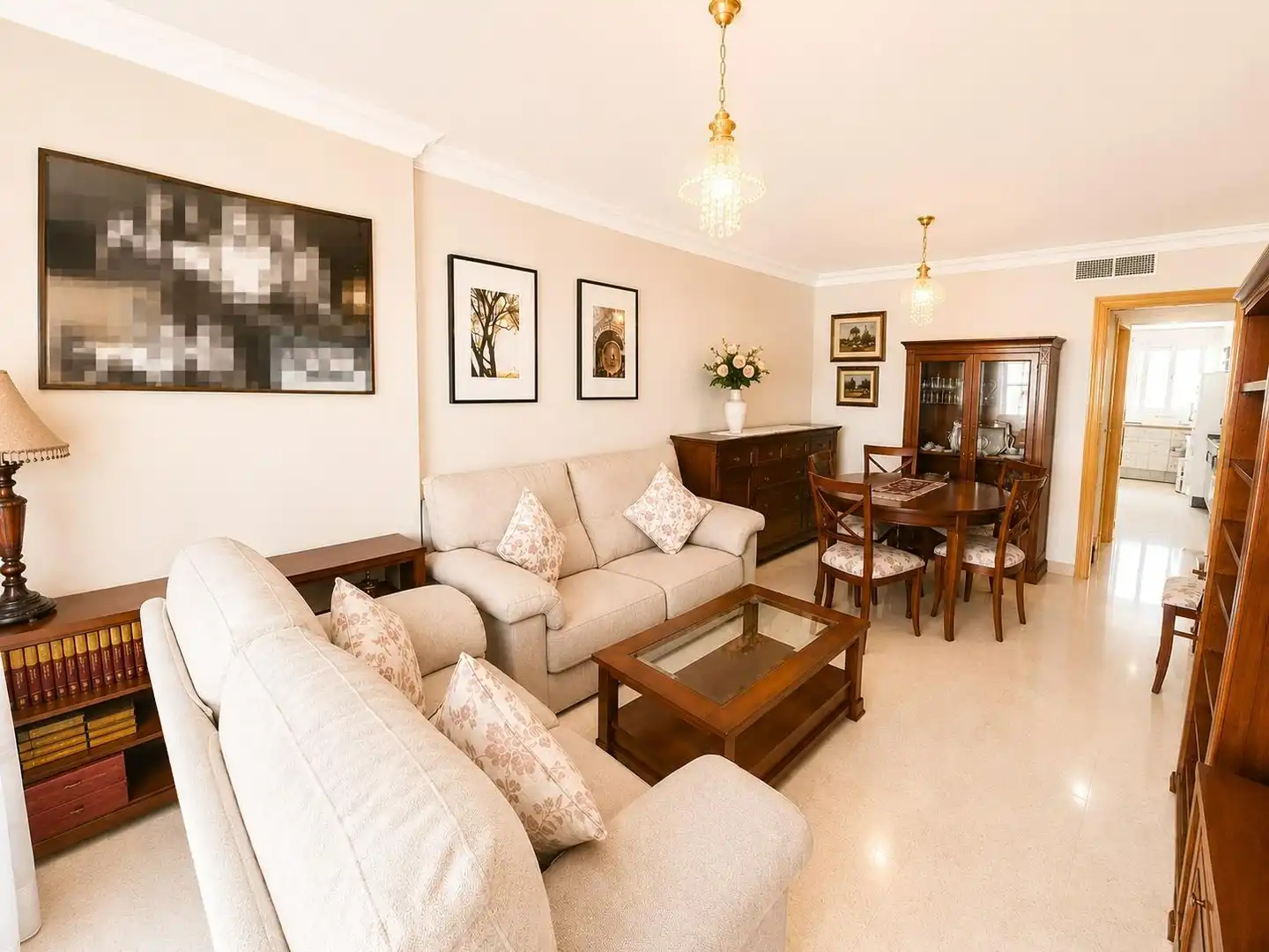 Living room of Flat for sale in Málaga  with Air Conditioner, Terrace and Storage room