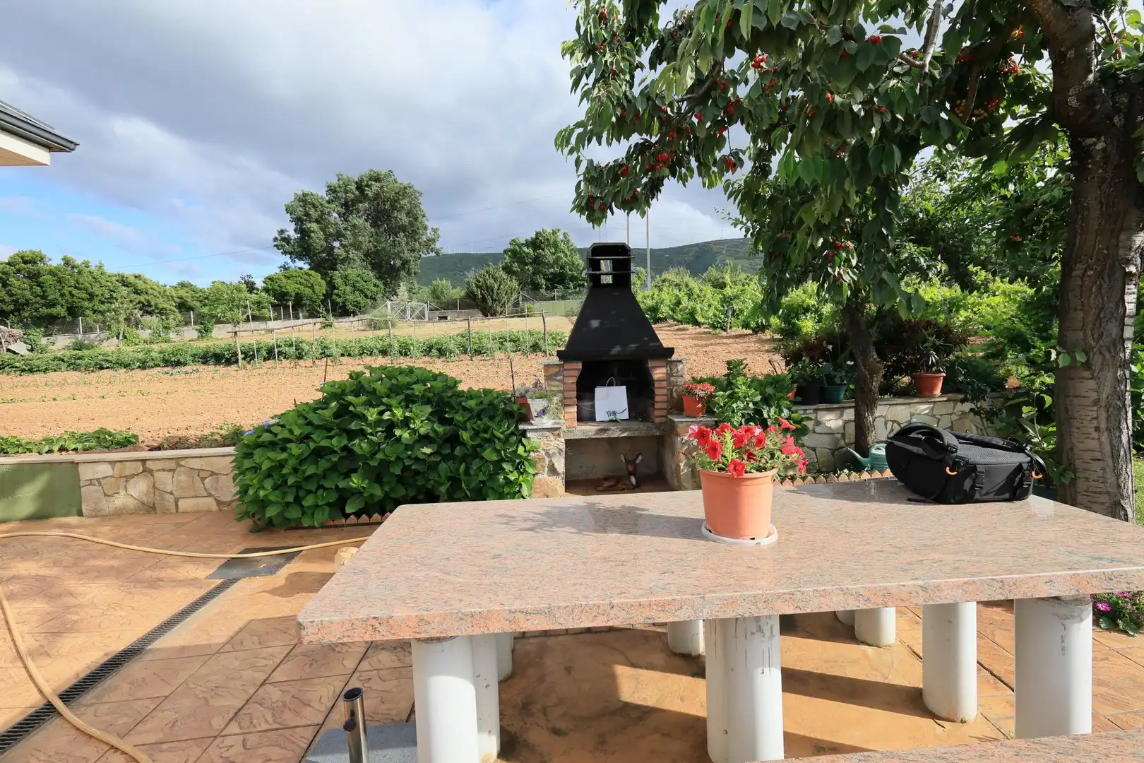 Jardín de Finca rústica en venta en Castropodame con Calefacción y Piscina