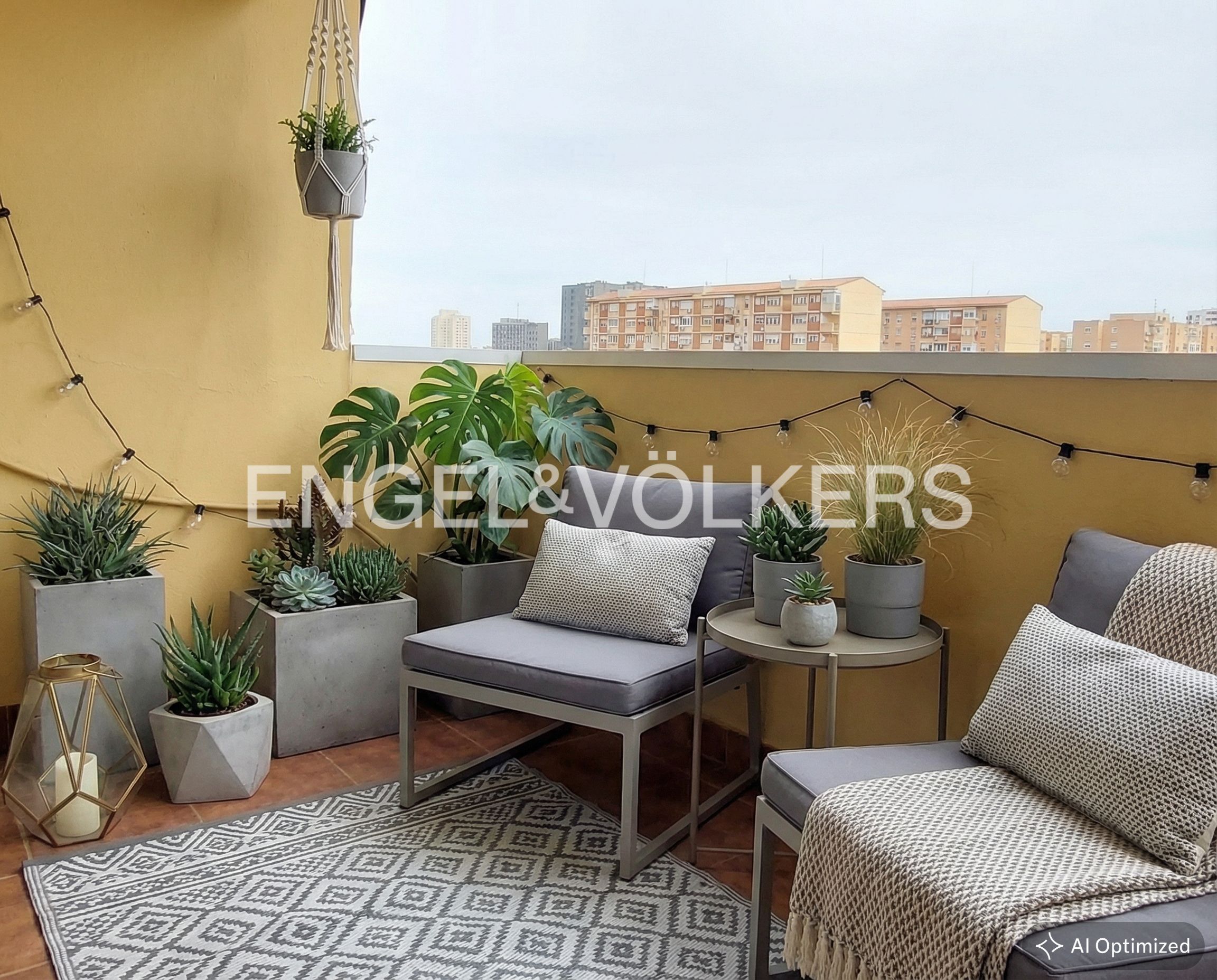 Balcony of Apartment for sale in  Barcelona Capital  with Heating, Terrace and Furnished
