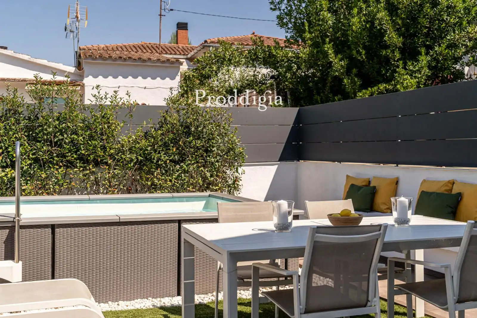 Garden of Houses for rent in Sant Cugat del Vallès  with Air Conditioner, Storage room and Swimming Pool