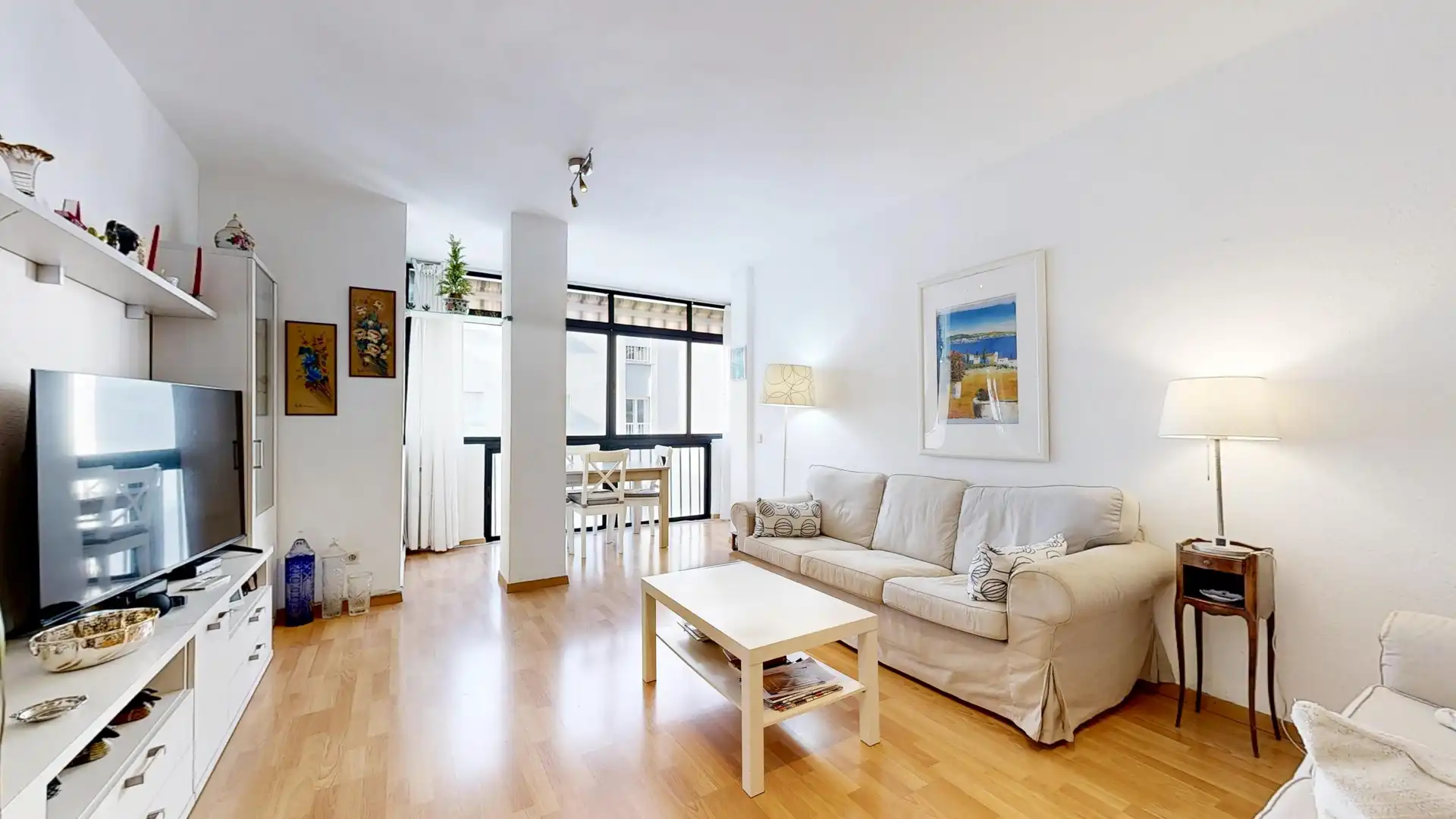 Living room of Apartments for sale in Fuengirola  with Parquet flooring and Balcony