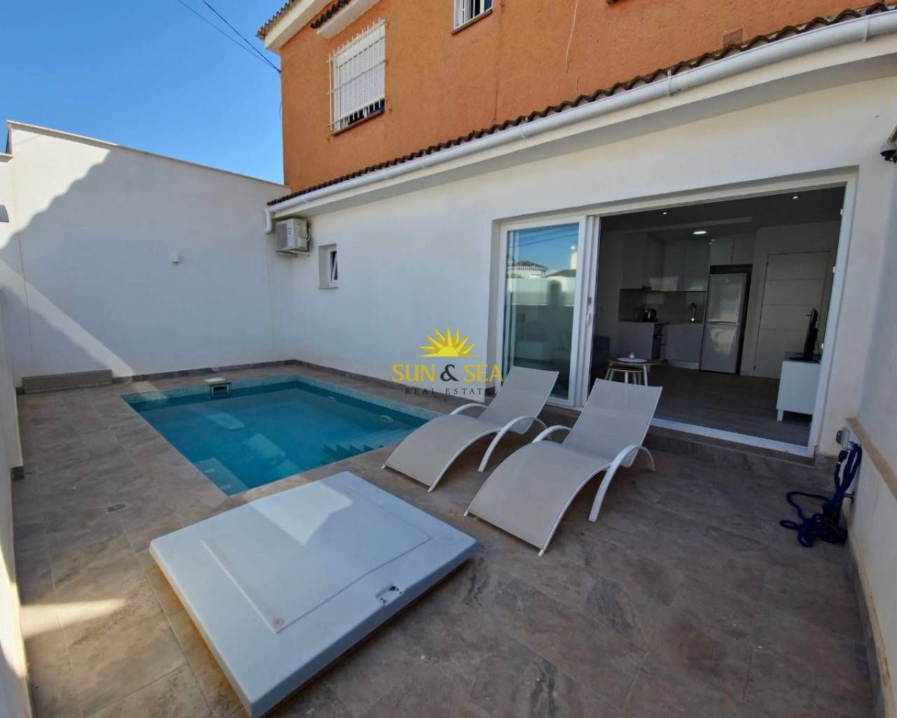 Swimming pool of House or chalet to rent in Orihuela  with Air Conditioner, Heating and Swimming Pool