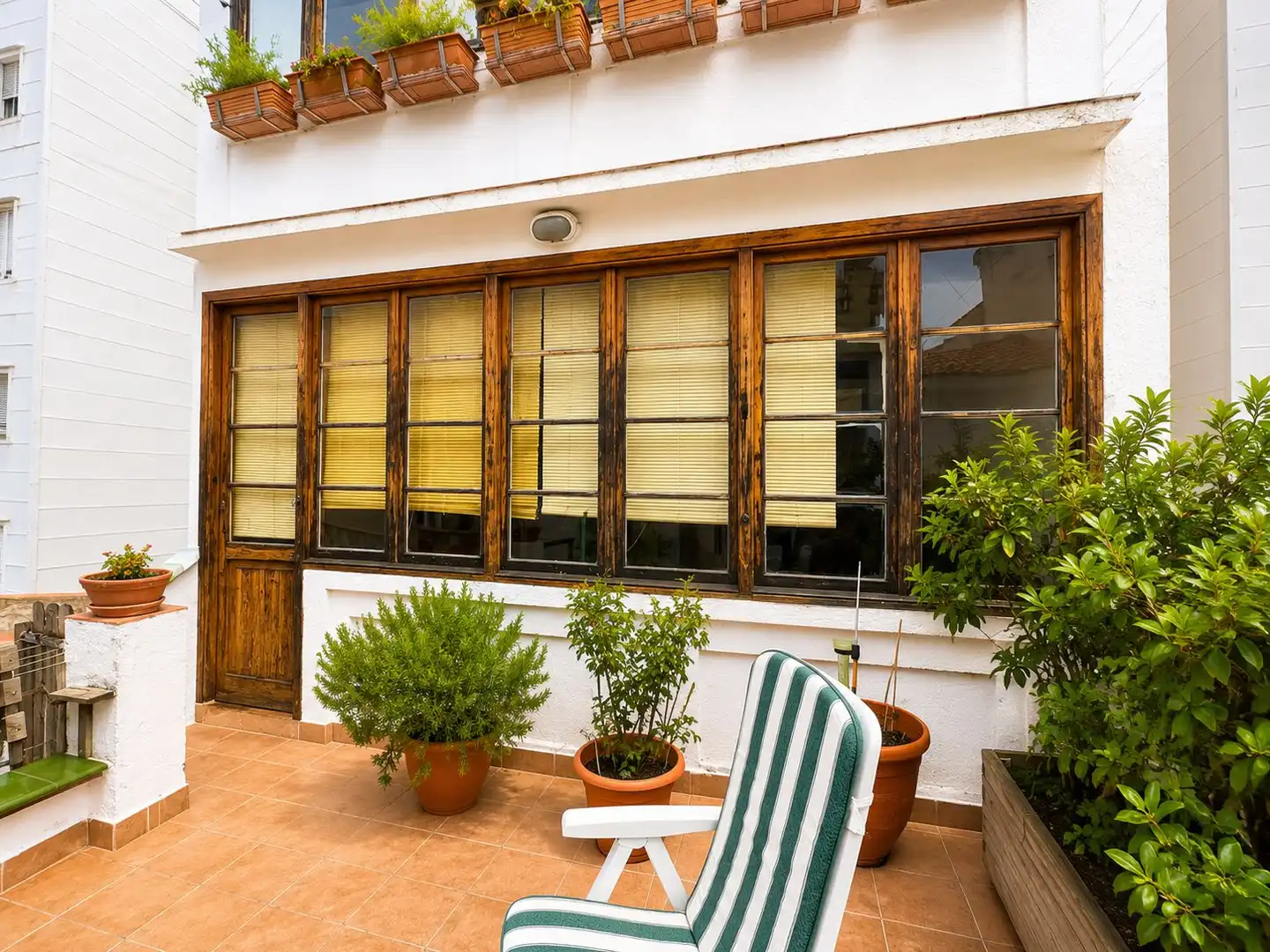 Terrassa de Casa adosada en venda en Mataró amb Aire condicionat, Calefacció i Parquet