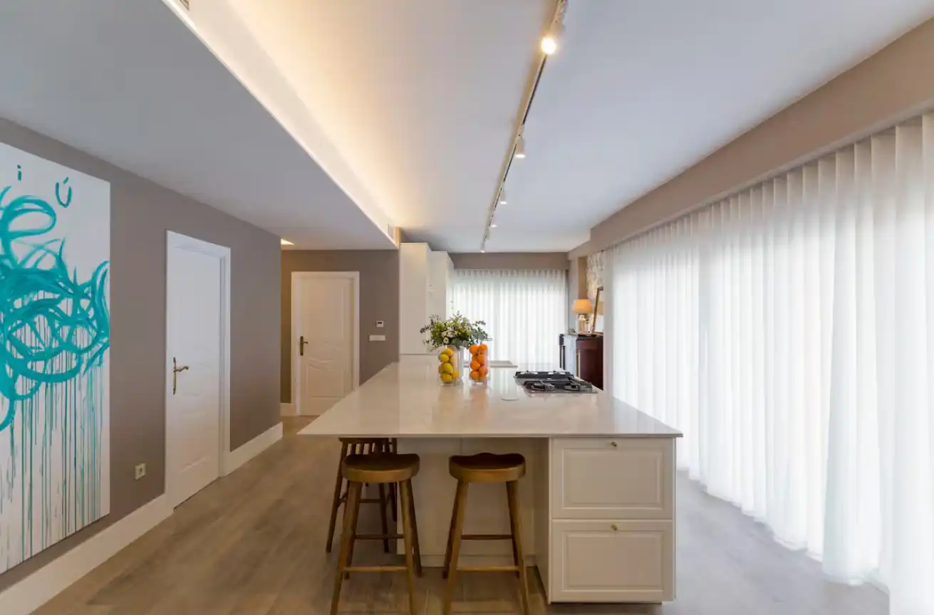 Cuina de Apartament de lloguer en Alicante / Alacant amb Aire condicionat, Calefacció i Parquet
