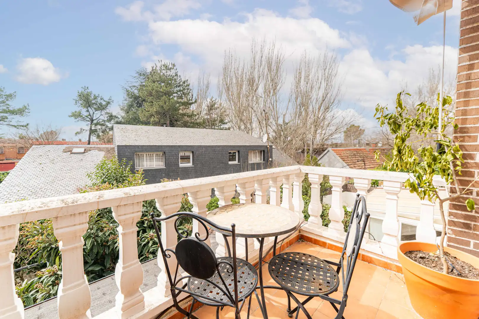 Terraza de Casa adosada en venta en Torrelodones con Balcón