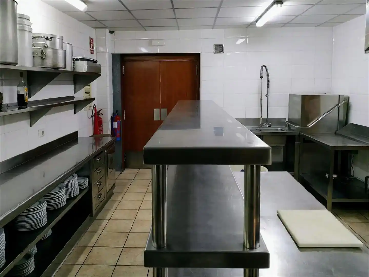 Küche von Geschaftsraum zur Miete in Montmajor, Barcelona