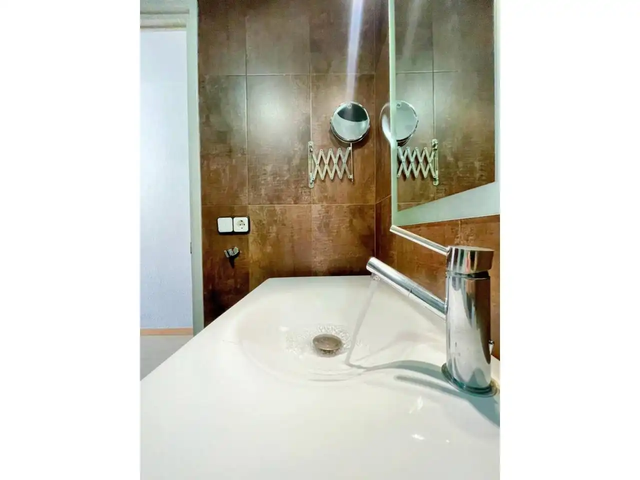 Badezimmer von Wohnung zum Verkauf in Cerdanyola del Vallès mit Heizung, Parkett und Balkon