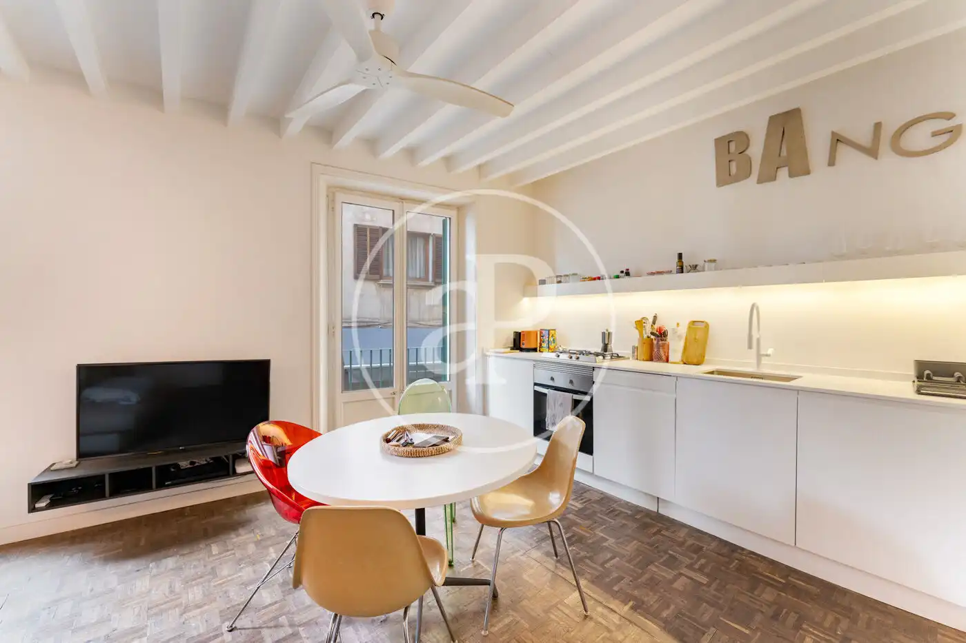Küche von Wohnung zum Verkauf in  Palma de Mallorca mit Heizung, Abstellraum und Balkon