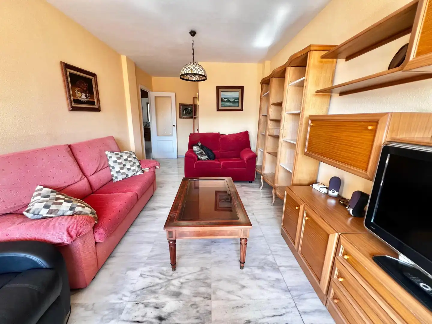 Sala de estar de Piso en venta en Cruz de Humilladero