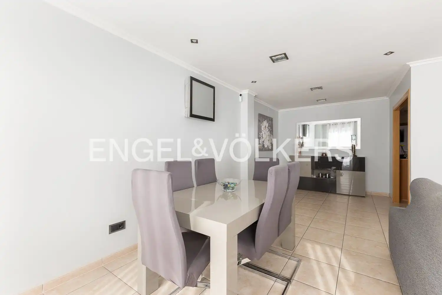 Dining room of Houses for sale in La Pobla de Vallbona  with Air Conditioner, Heating and Terrace