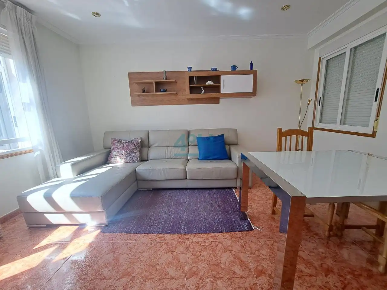Living room of Flat for sale in Ourense Capital   with Heating, Storage room and Furnished