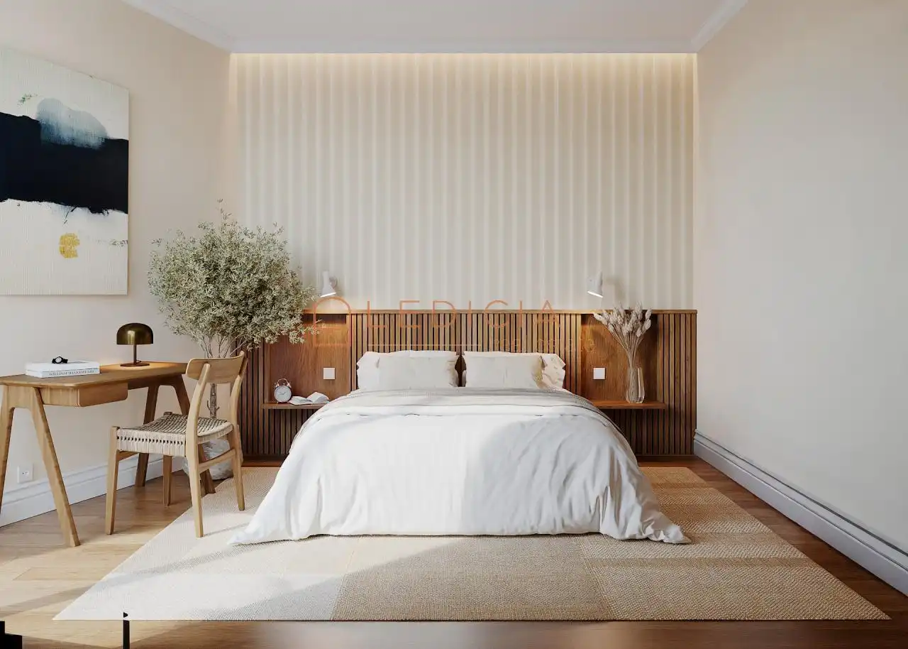 Schlafzimmer von Maisonette zum Verkauf in Vigo  mit Klimaanlage, Heizung und Terrasse