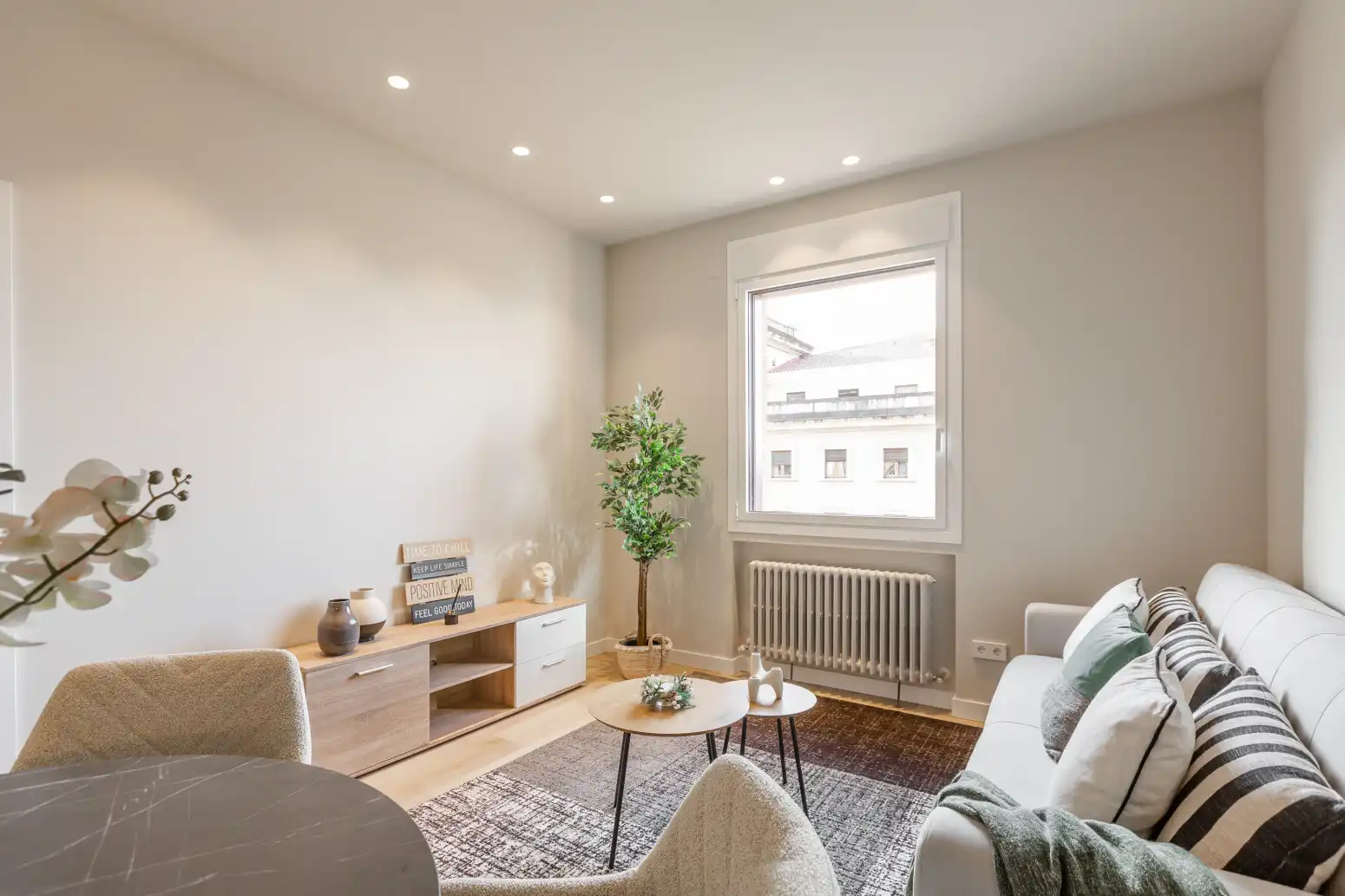 Sala de estar de Piso en venta en  Pamplona / Iruña con Calefacción