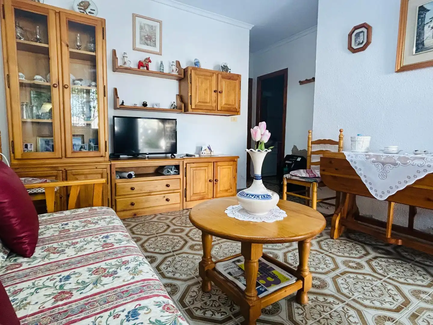 Sala d'estar de Casa o xalet en venda en San Pedro del Pinatar amb Aire condicionat, Jardí privat i Traster