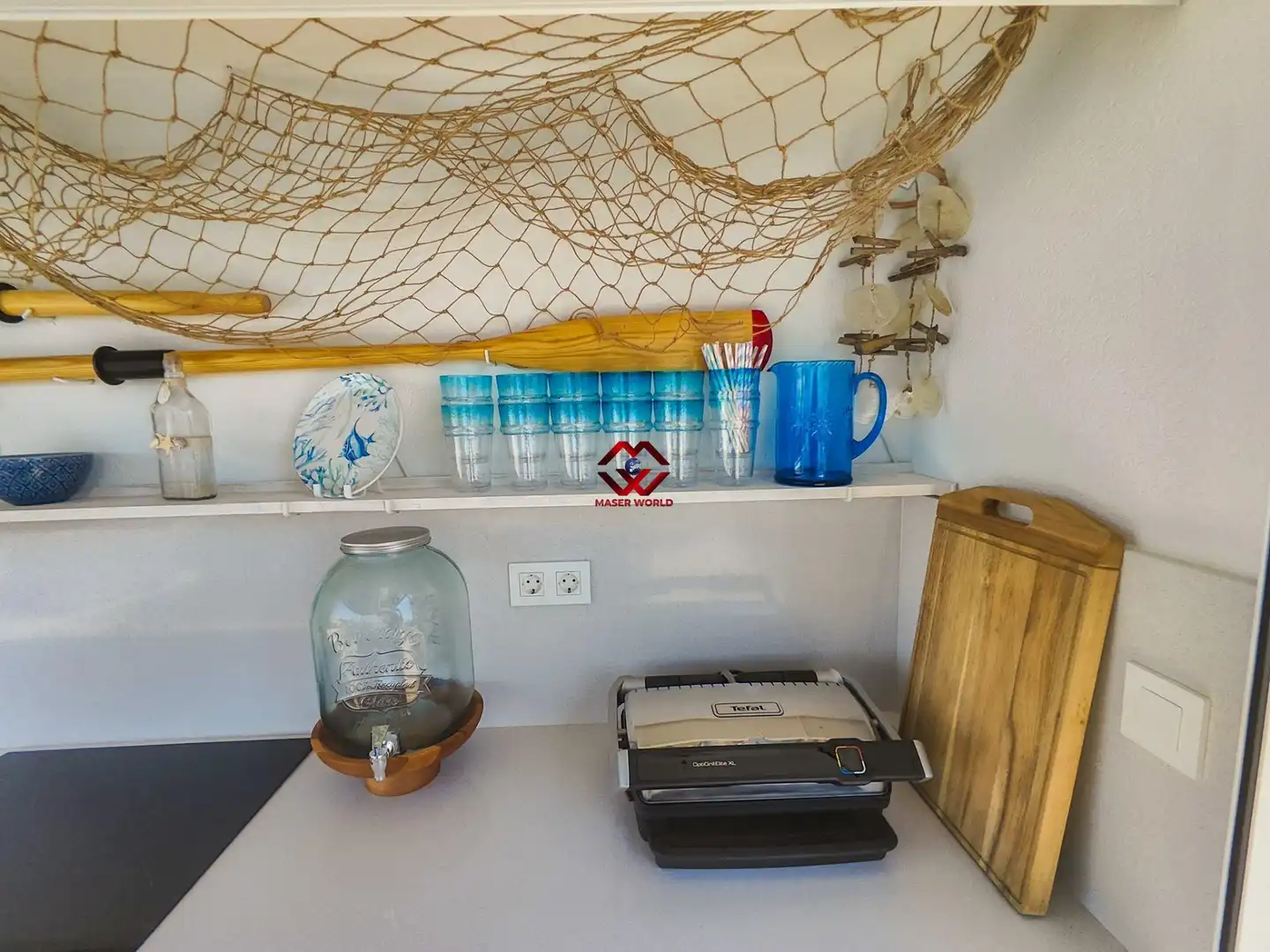 Cuina de Casa o xalet en venda en San Javier amb Aire condicionat, Calefacció i Jardí privat