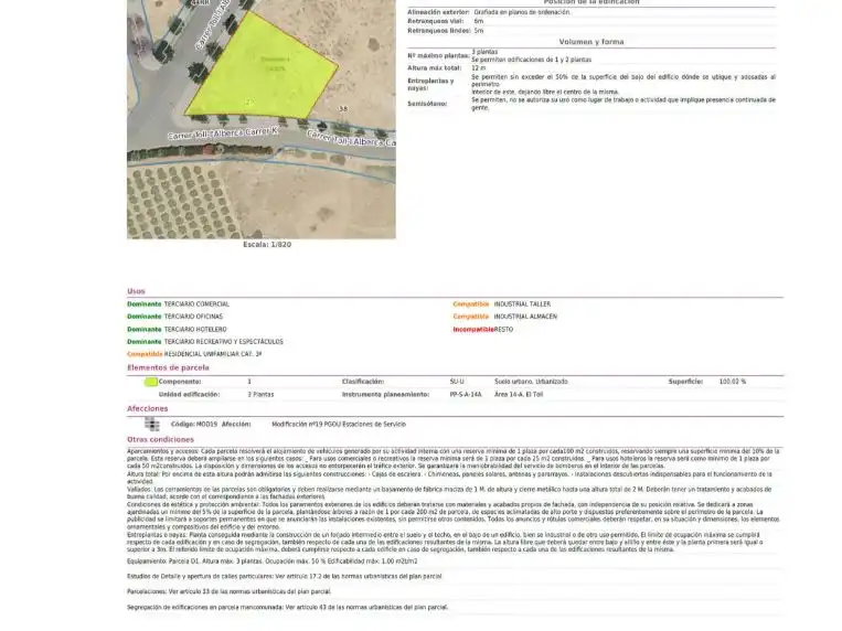 Terreno industrial en venta en Torrent
