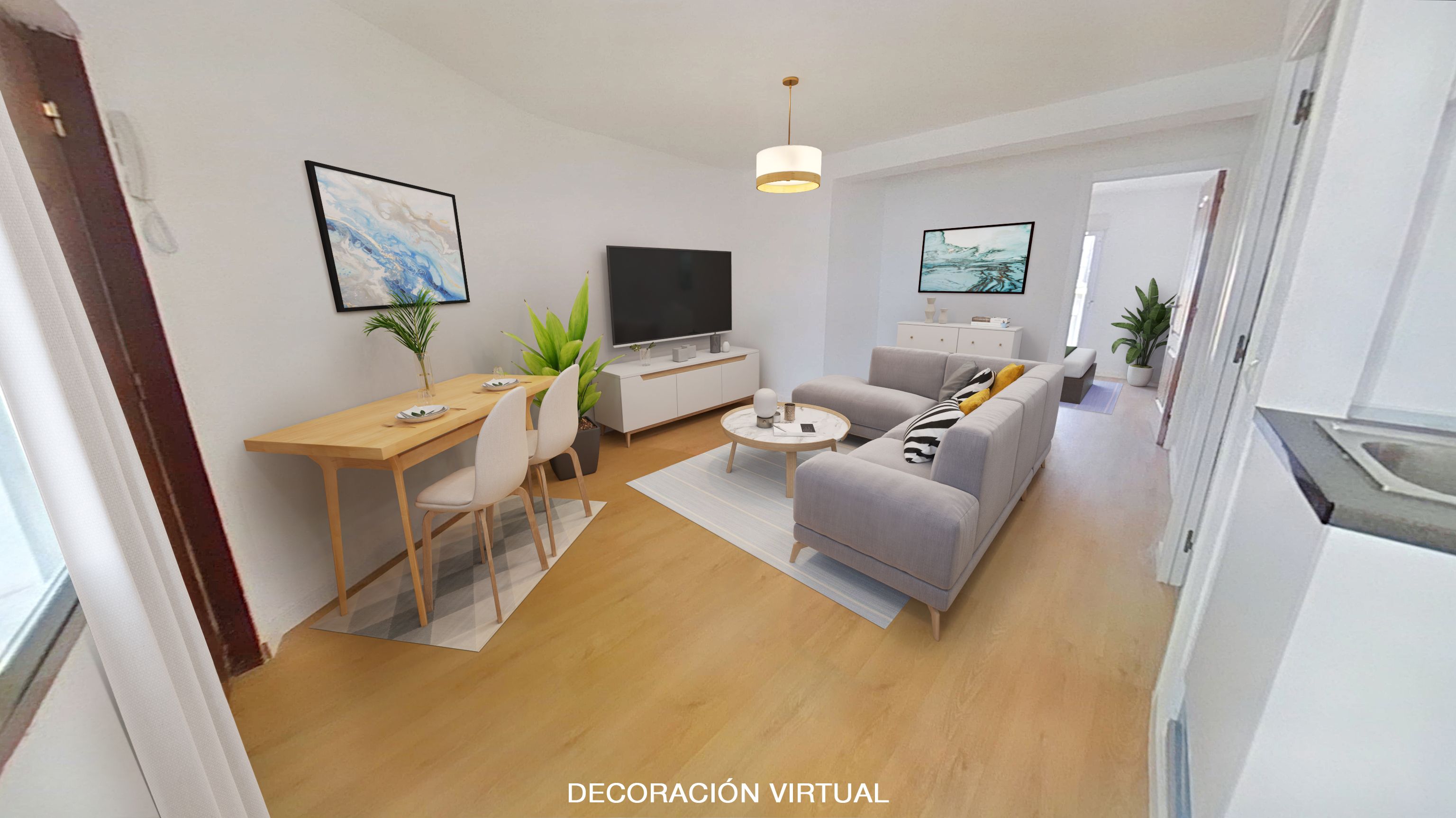 Sala d'estar de Pis de lloguer en  Madrid Capital amb Forn i Es permeten mascotes