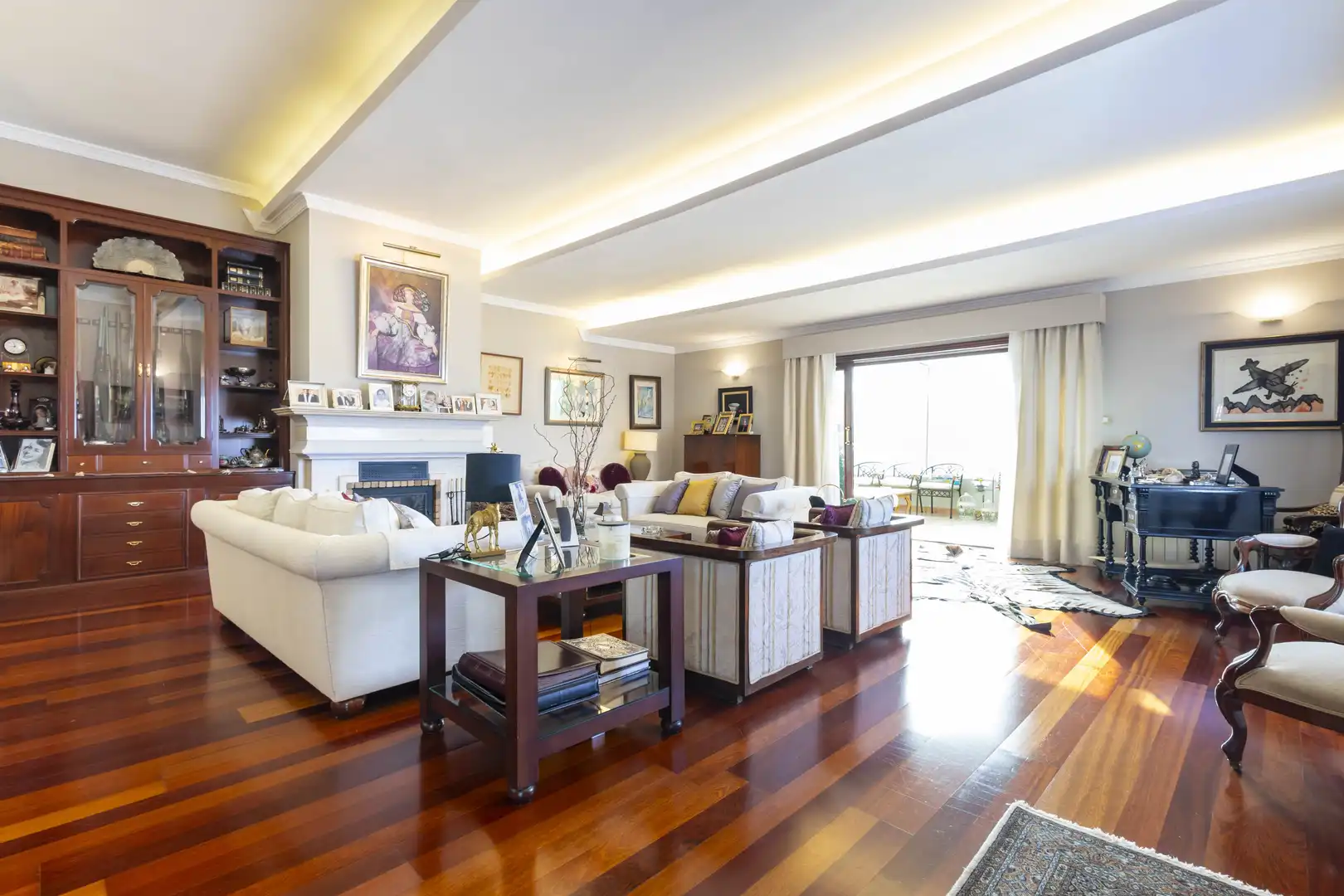 Living room of Houses for sale in San Cristóbal de la Laguna  with Air Conditioner, Private garden and Terrace