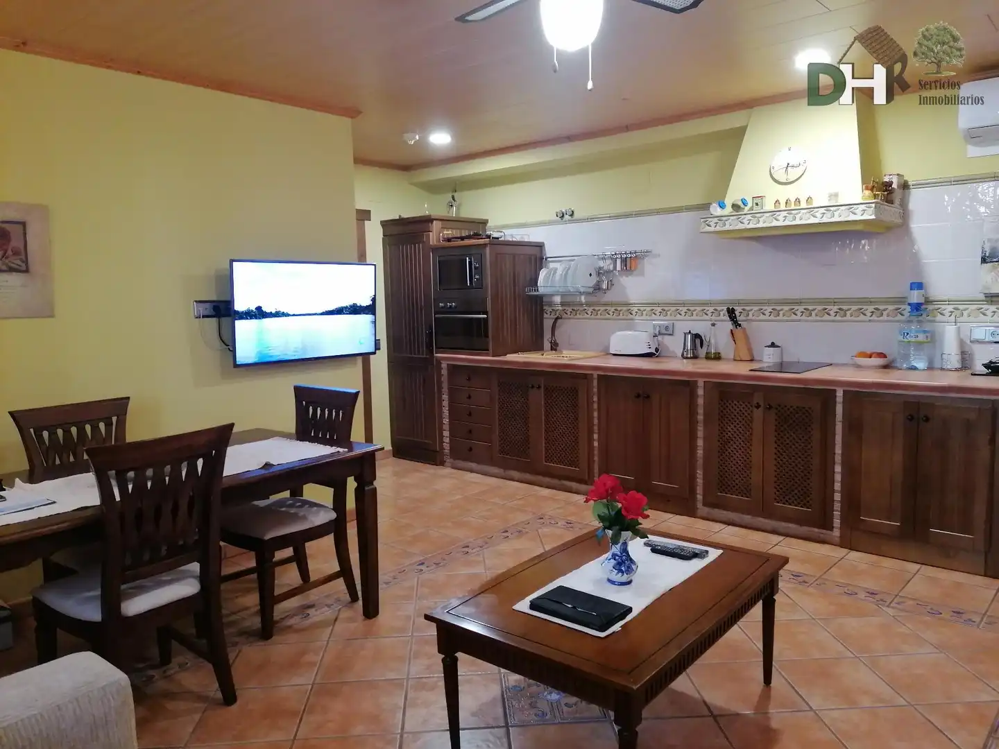 Cocina de Casa o chalet en venta en Torrejón el Rubio con Aire acondicionado, Calefacción y Terraza
