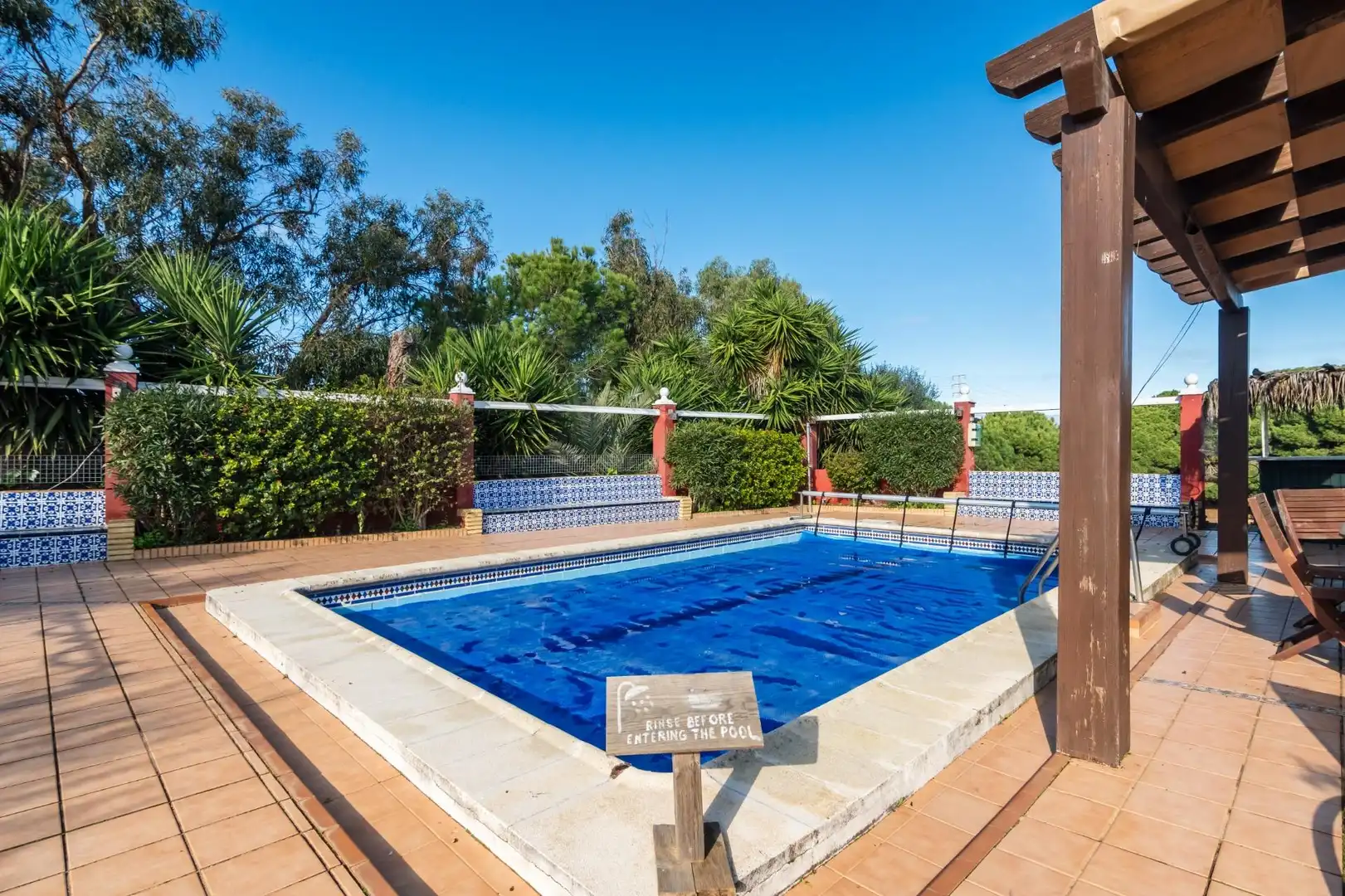 Piscina de Finca rústica en venta en Lepe con Calefacción, Jardín privado y Terraza