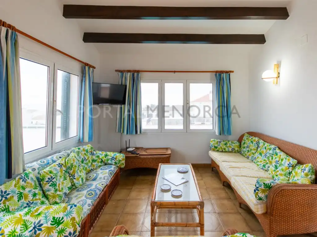 Sala d'estar de Casa o xalet en venda en Sant Lluís amb Terrassa i Piscina