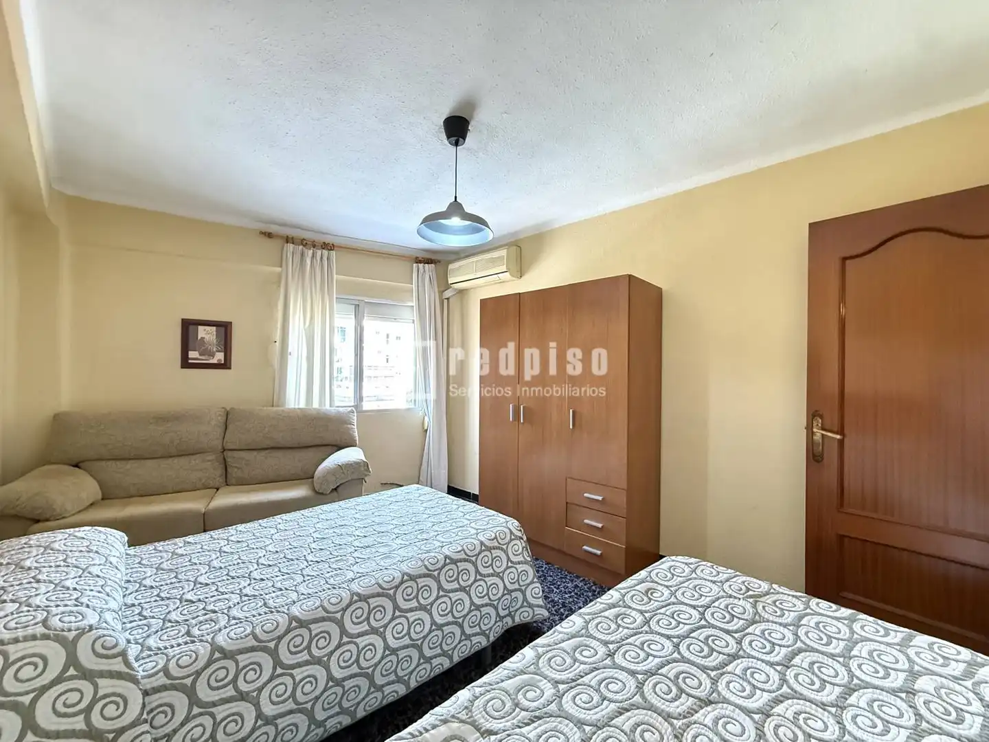 Bedroom of Flat for sale in Málaga  with Air Conditioner, Terrace and Alarm