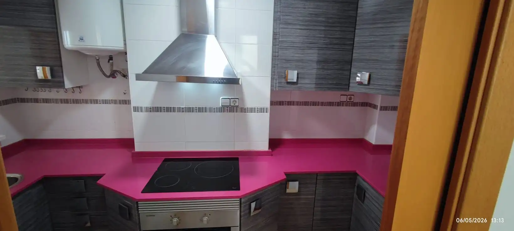 Kitchen of Flat for sale in Cartagena  with Air Conditioner and Furnished