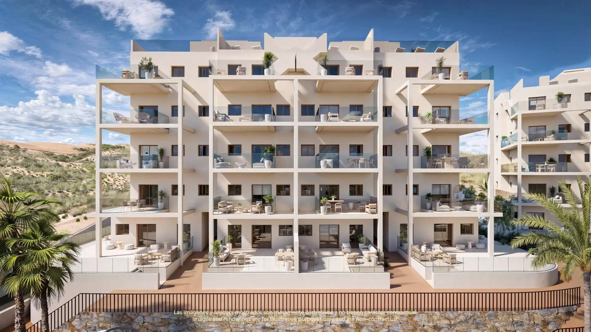 Vista exterior de Apartamento en venta en Murcia con Aire acondicionado, Calefacción y Jardín privado