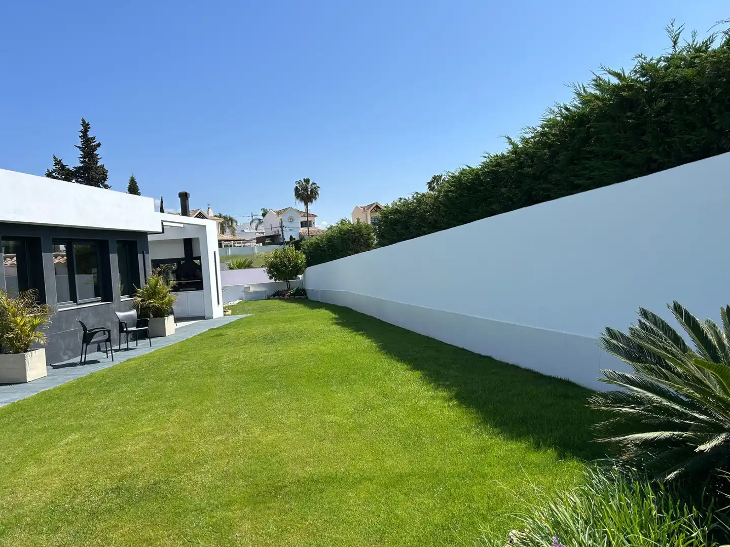 Jardí de Casa o xalet de lloguer en Marbella amb Aire condicionat, Calefacció i Jardí privat