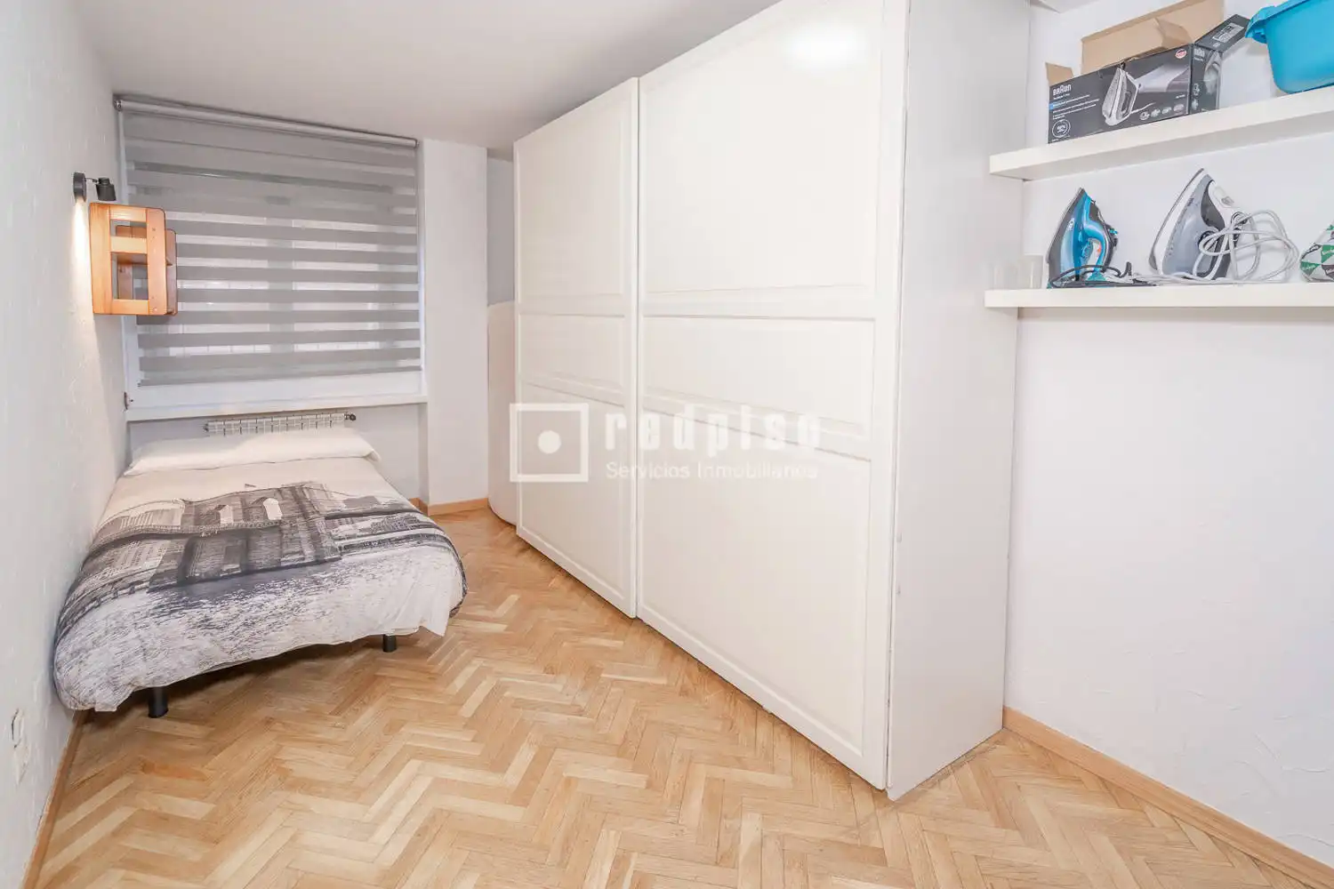 Schlafzimmer von Wohnung zum Verkauf in Arroyomolinos (Madrid) mit Heizung, Parkett und Abstellraum