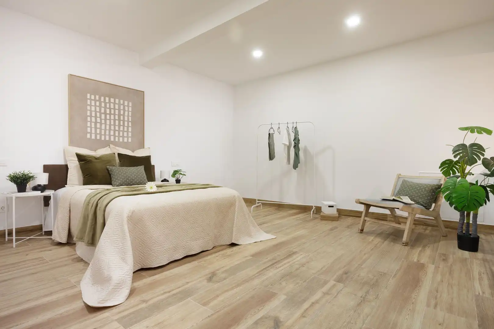 Bedroom of Detached homes for sale in Madrid  with Air Conditioner, Furnished and Alarm