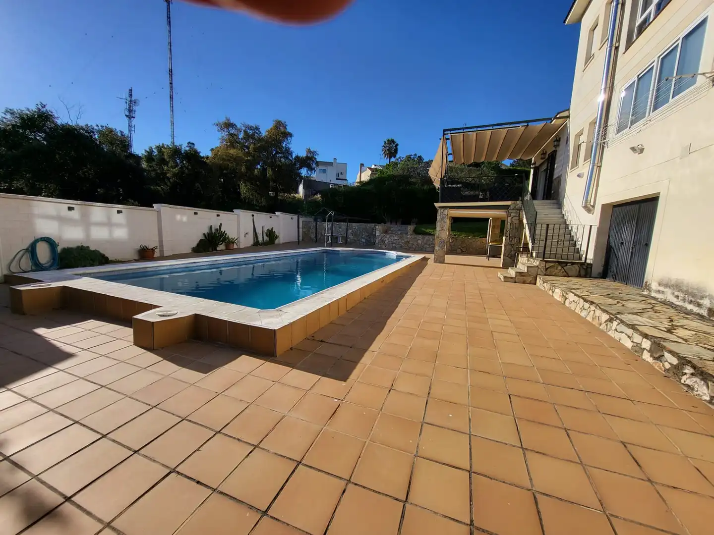 Piscina de Casa o xalet en venda en Badajoz amb Aire condicionat, Calefacció i Jardí privat