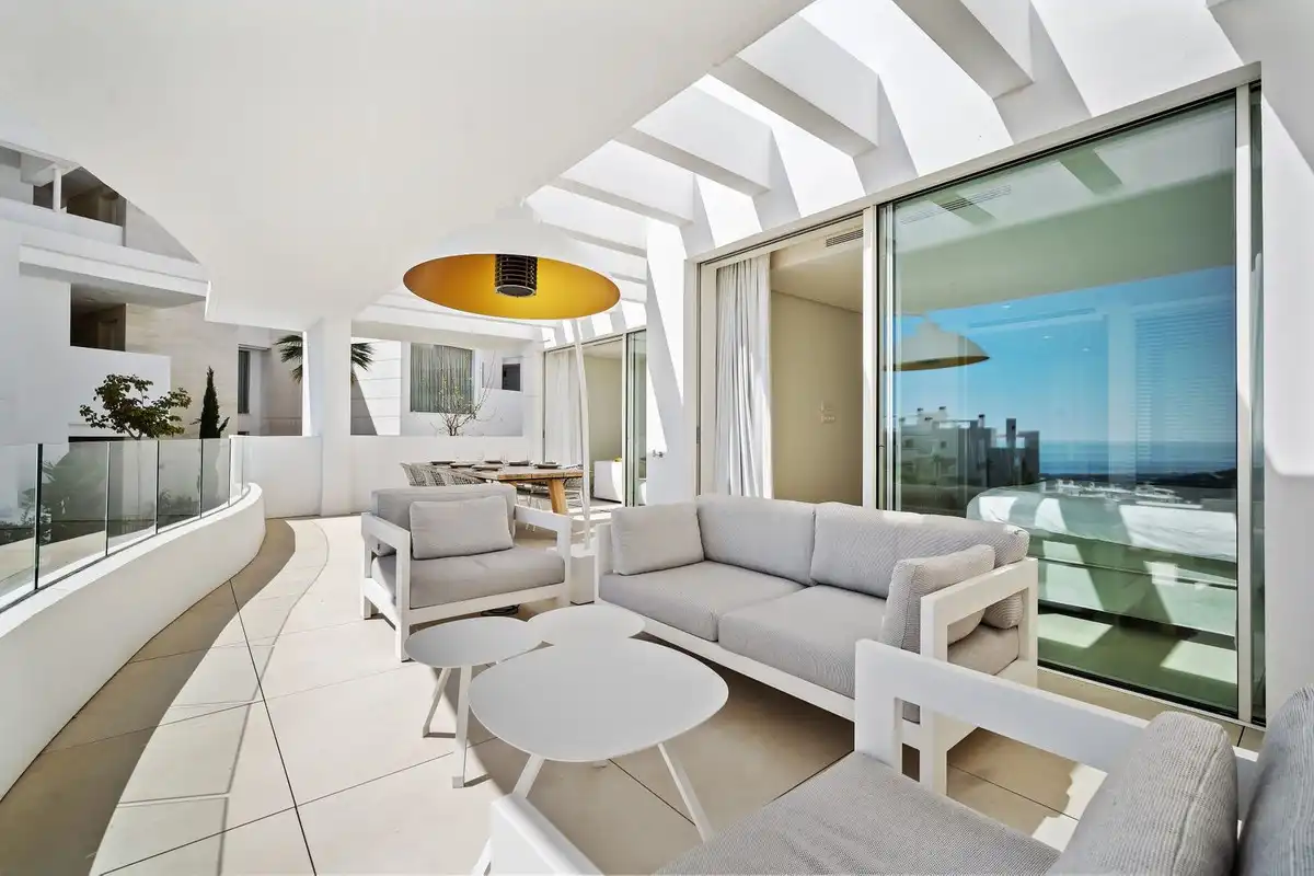 Terraza de Piso en venta en Marbella con Terraza y Piscina