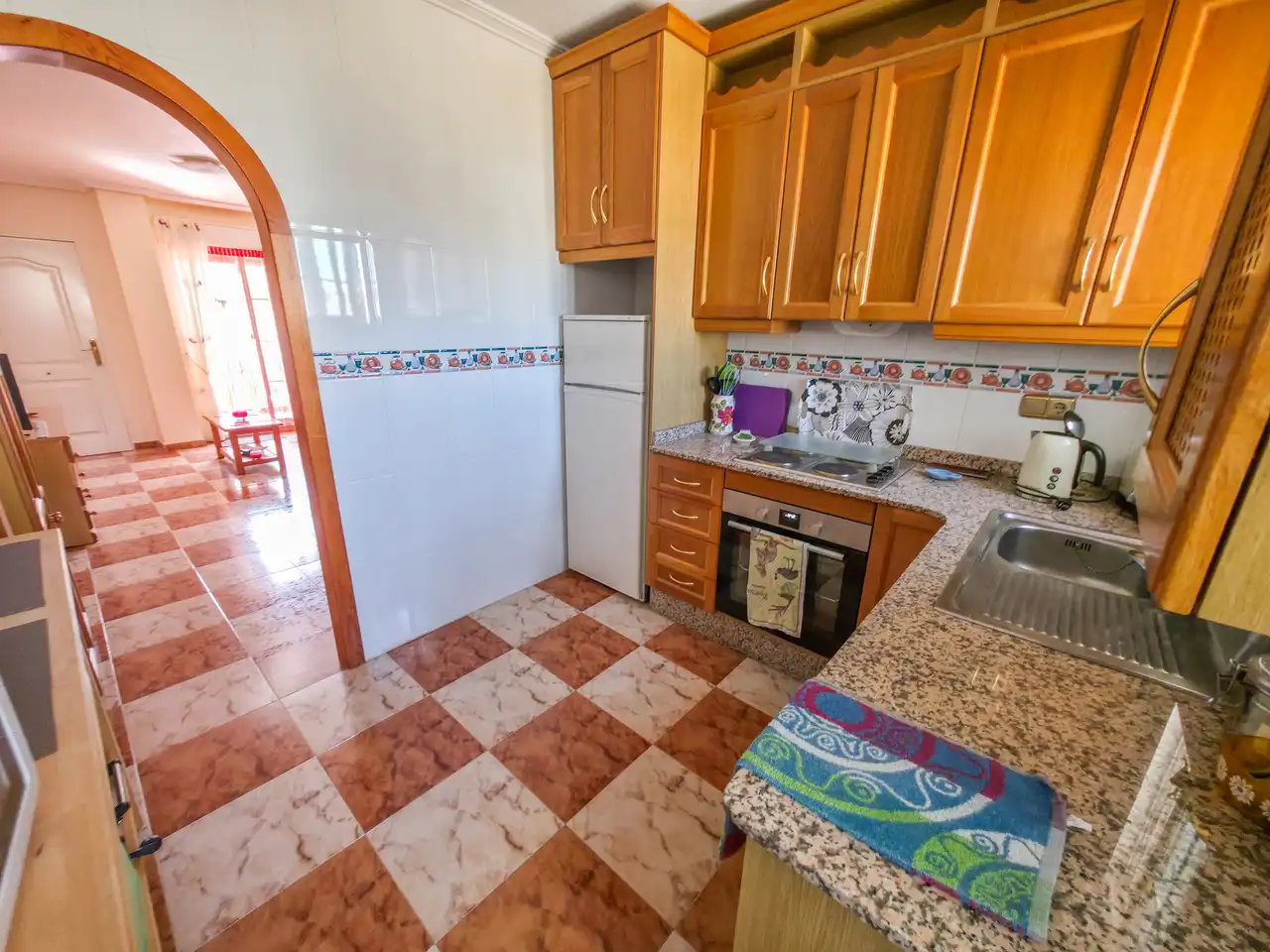 Cocina de Apartamento en venta en Orihuela con Amueblado, Horno y Lavadora