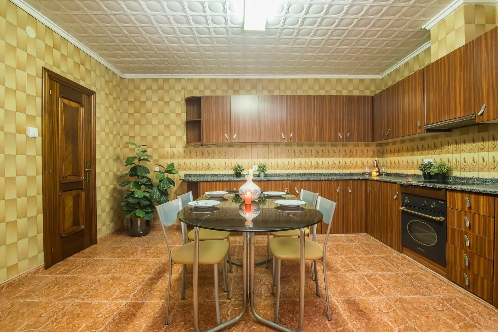 Kitchen of Houses for sale in Aspe  with Balcony