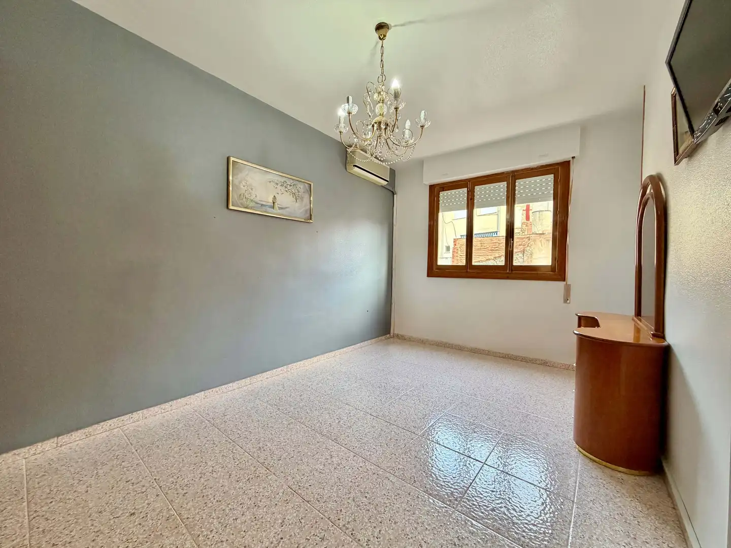 Bedroom of Flat for sale in Abarán  with Air Conditioner and Heating