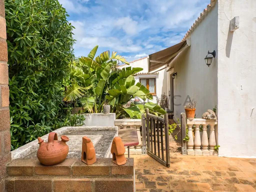 Exterior view of Houses for sale in Es Castell  with Private garden, Terrace and Swimming Pool