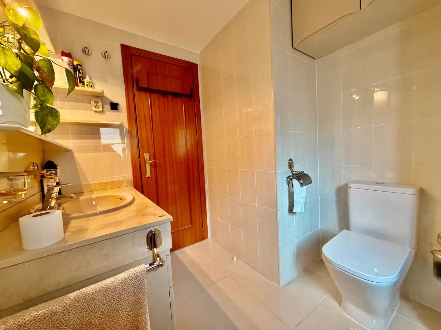 Baño de Dúplex en venta en Leganés con Aire acondicionado, Calefacción y Jardín privado
