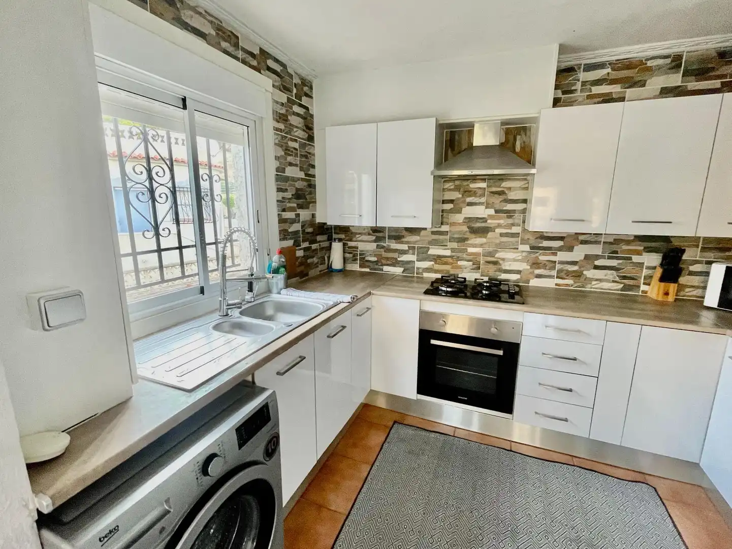 Cocina de Casa o chalet en venta en Orxeta con Aire acondicionado, Jardín privado y Terraza
