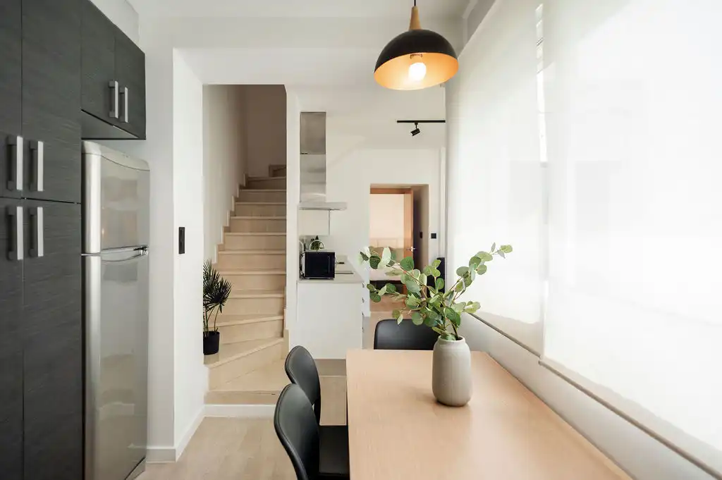 Esszimmer von Maisonette zur Miete in Valencia mit Klimaanlage, Heizung und Terrasse