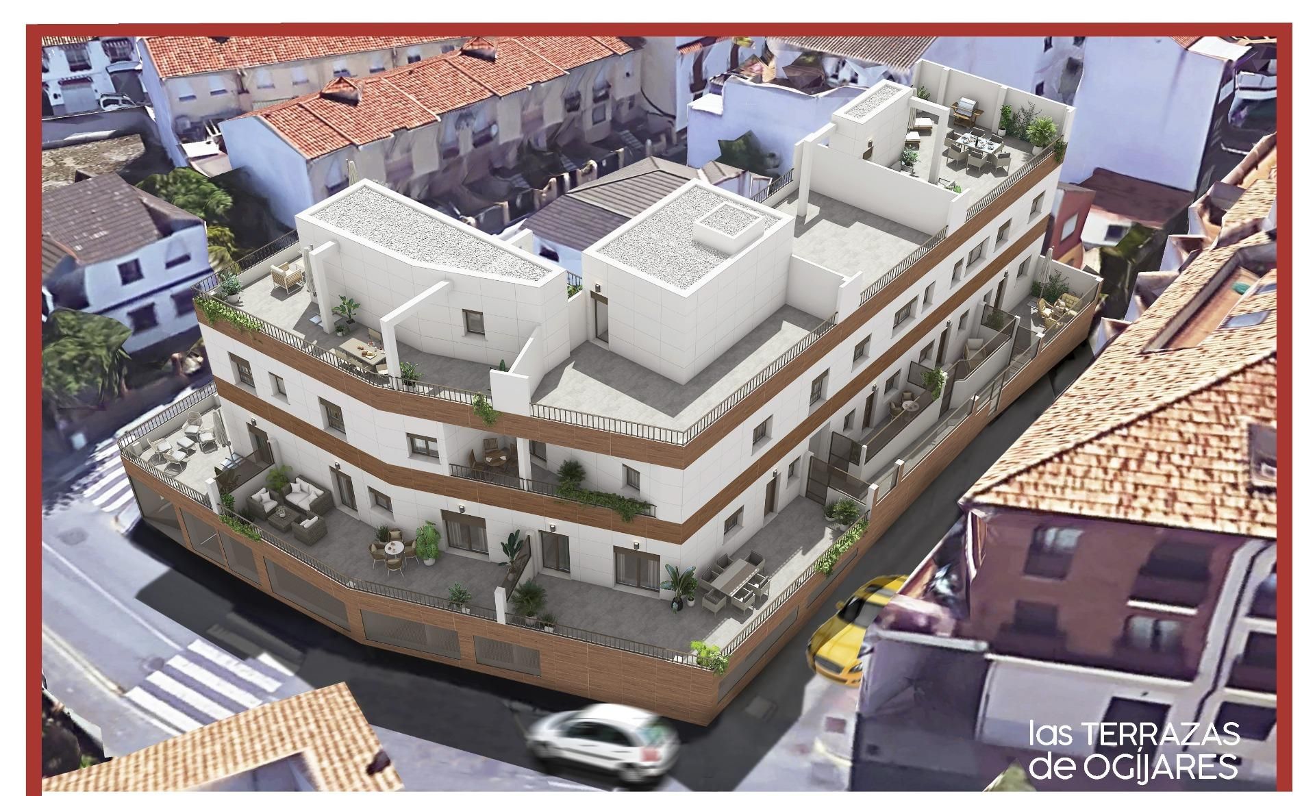 Vista exterior de Planta baja en venta en Ogíjares con Calefacción y Terraza