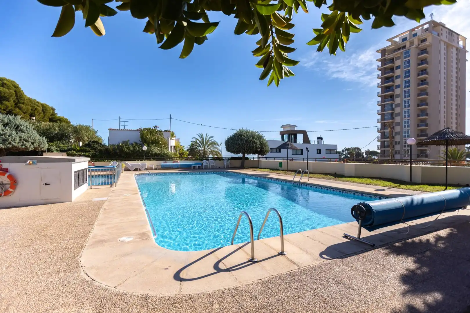 Piscina de Apartamento en venta en Calpe / Calp con Calefacción, Jardín privado y Terraza