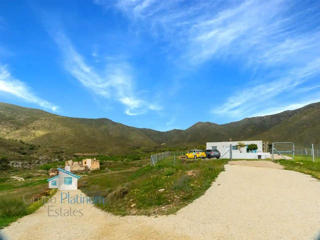 Vista exterior de Casa o chalet en venta en Uleila del Campo con Aire acondicionado y Jardín privado