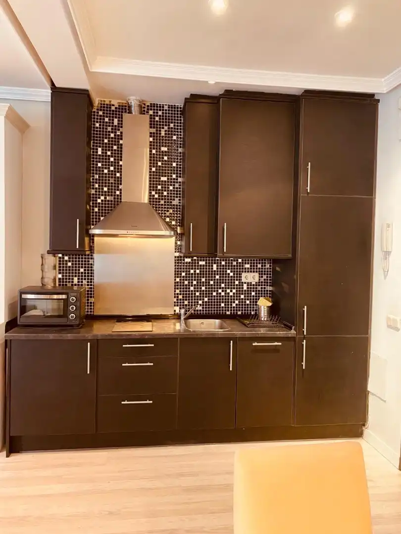 Kitchen of Flat for rent in Madrid  with Air Conditioner, Heating and Parquet flooring