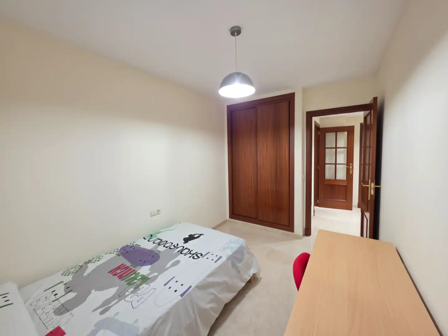 Bedroom of Flat for rent in Málaga  with Air Conditioner, Terrace and Furnished