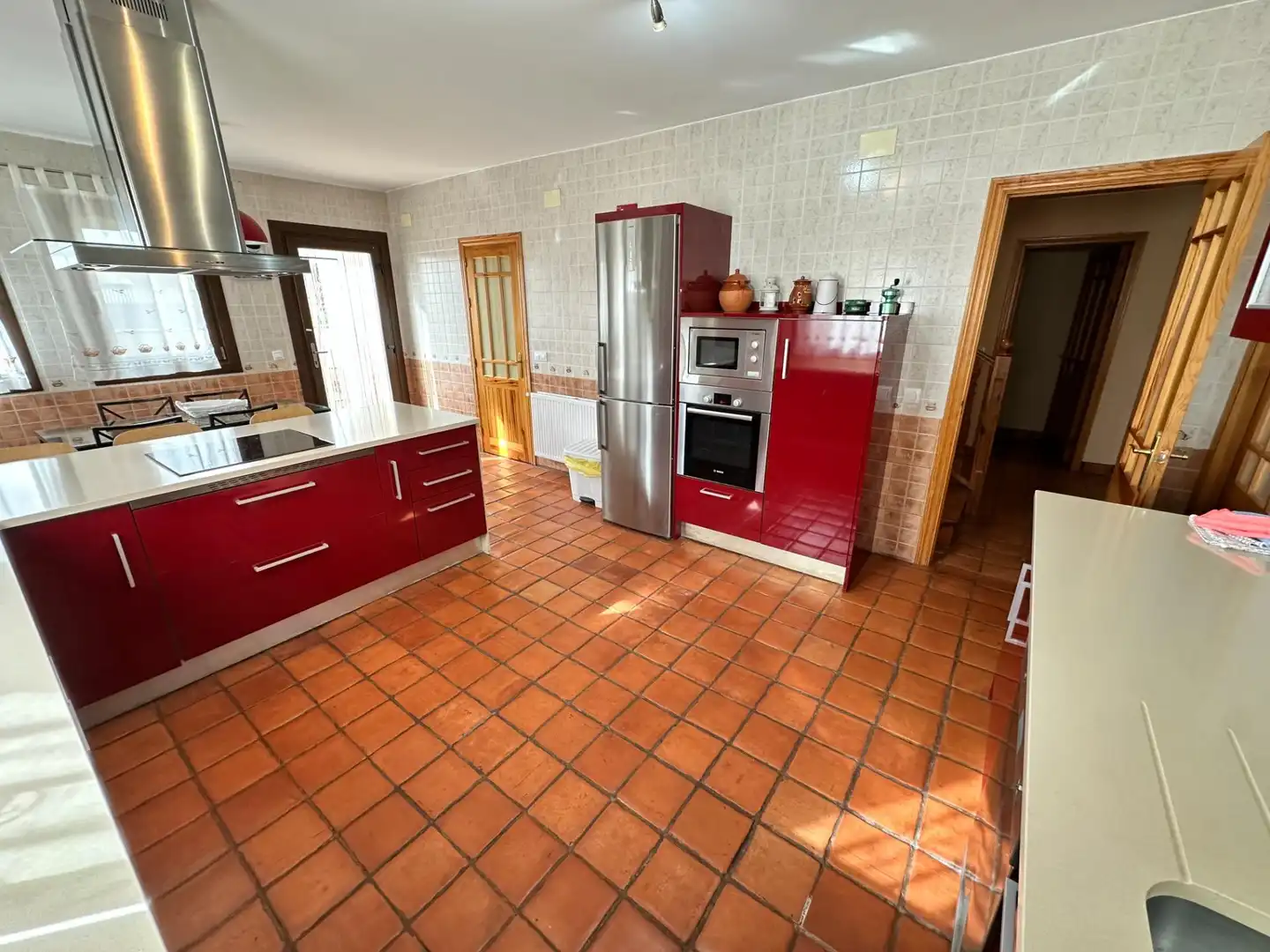 Cocina de Casa o chalet en venta en Villalba de la Sierra con Aire acondicionado, Calefacción y Terraza