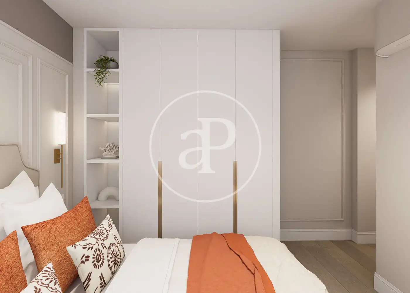 Bedroom of Flat for sale in Madrid  with Air Conditioner, Heating and Terrace