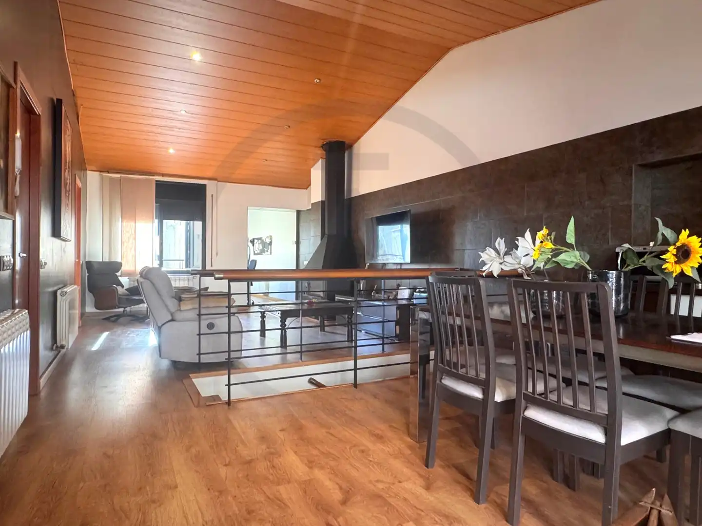 Esszimmer von Wohnung zum Verkauf in Matadepera mit Heizung, Parkett und Terrasse