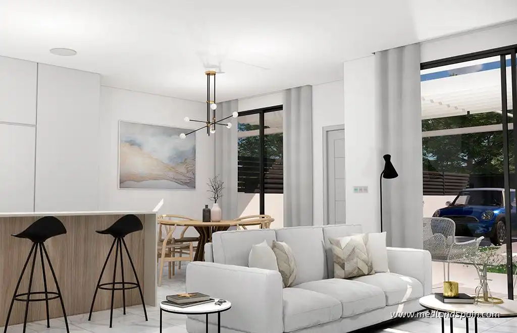 Sala de estar de Casa adosada en venta en Rojales con Jardín privado y Terraza